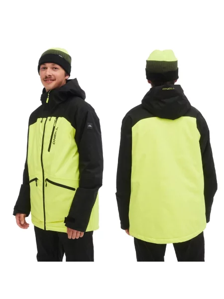 Kurtka zimowa na narty i snowboard O'neill Discorder żółta