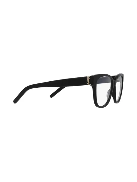 Ochelari de soare ovali Saint Laurent Eyewear negru