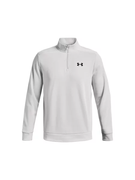 Fleecová mikina Under Armour sivá