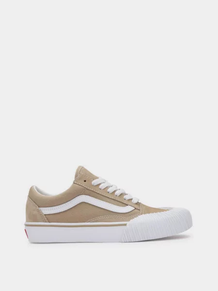 Кеди низькі Vans Old Skool замша/текстиль бежевий