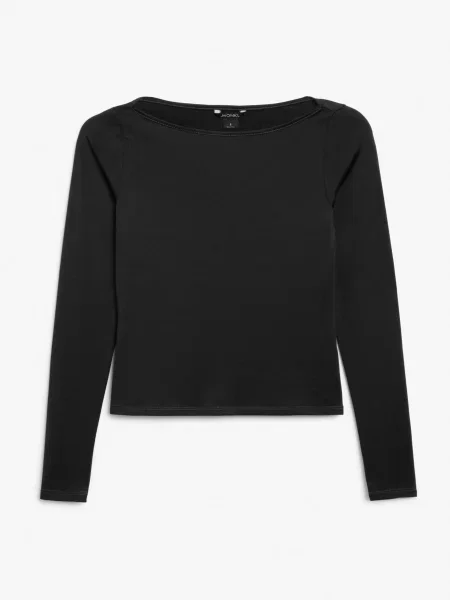 Лонгслів Monki чорний