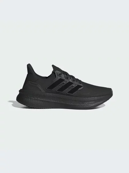 Переработанный кроссовки для бега Adidas черные