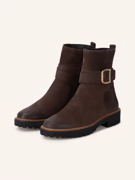 Paul Green Boots tmavě hnědá zelené