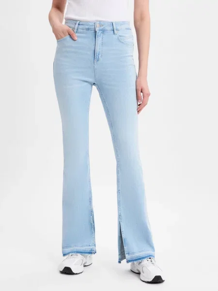 BOSS Orange Dżinsy bootcut C_Rosa Kobiety jednolity niebieski