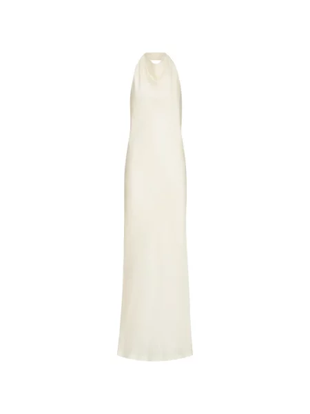 Rochie Brunello Cucinelli din satin cu gât halter
