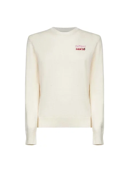 Sweter Mc2 Saint Barth z kaszmiru beżowy