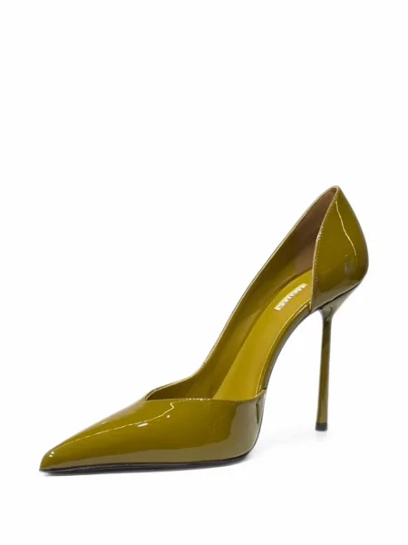 Pantofi cu toc Le Silla cu toc înalt verde