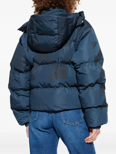 Geacă Off-white cu imagine alb