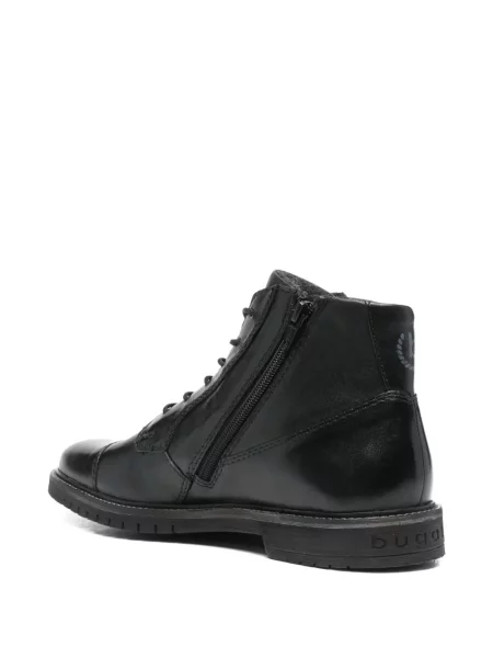 Botine Bugatti cu șireturi din dantelă negru