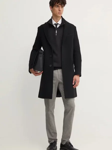 Tommy Hilfiger hanorac pentru bărbați cu negru
