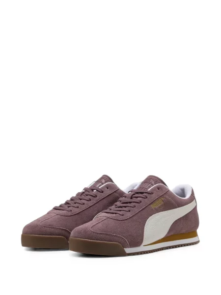 Sneakerși Puma Suede din piele de căprioară violet
