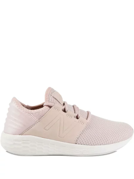 Papuci New Balance din piele de căprioară negru