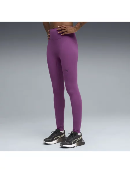 PUMA legginsy treningowe SHAPELUXE z wysokim stanem Odzież S fioletowy