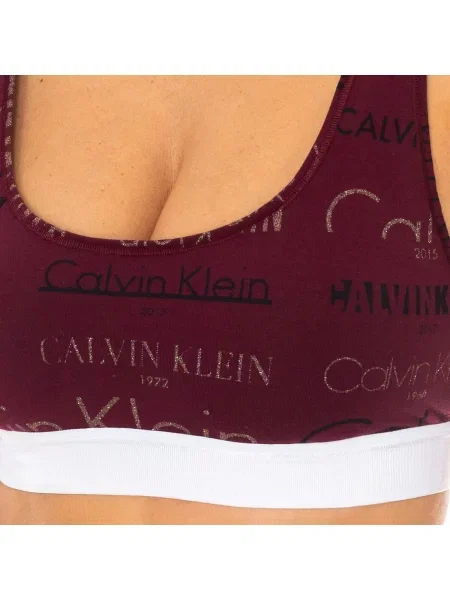 Grudnjak Calvin Klein Jeans crvena