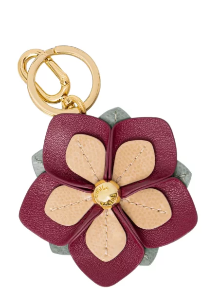 Colier Furla cu model floral roșu