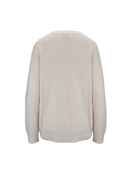 Sweter Mc2 Saint Barth wełniany biały