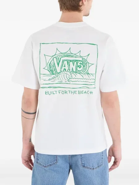 Tricou Vans cu imagine alb