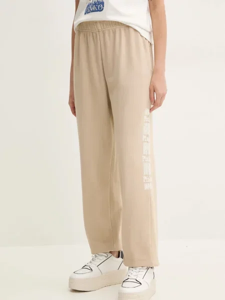 Pinko pantaloni de trening din bej