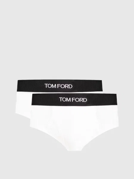 Набір білих трусів-бріфів Tom Ford білий