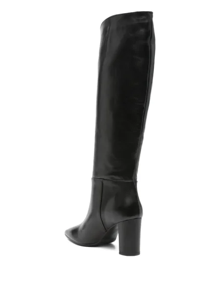 Botine Thea Mika din piele negru
