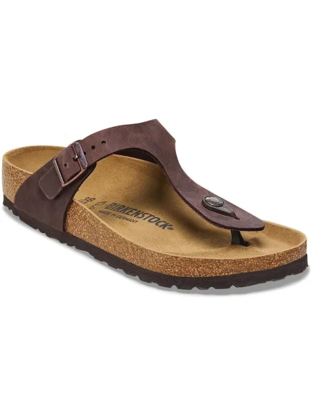 Papuci Birkenstock din piele maro