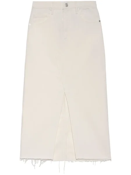 Spódnica jeansowa Frame do kolan