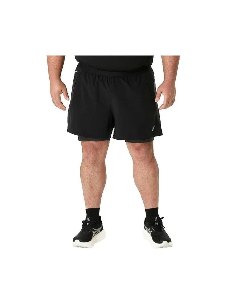 Pánske bežecké šortky ASICS Road performance black/graphite grey čierna
