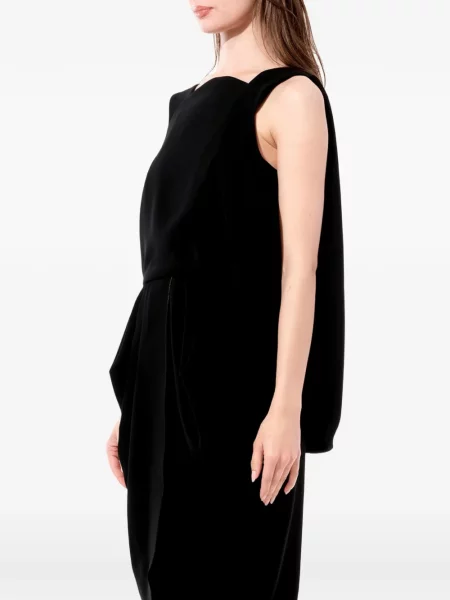 Rochie Balenciaga drapată negru