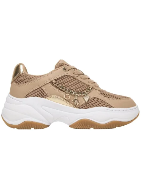 Sneakerși Guess bej