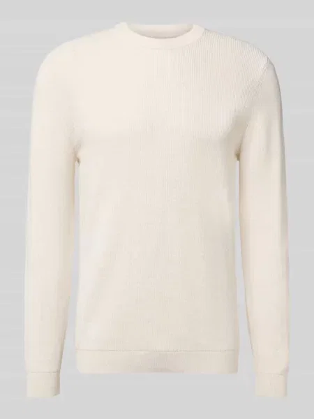 Sweter z dzianiny z prążkowanymi wykończeniami Mcneal