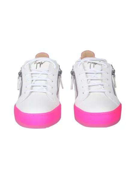 Sneakersy Giuseppe Zanotti skórzane białe