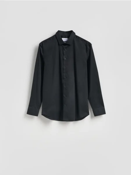Reserved Cămașă simplă slim fit negru