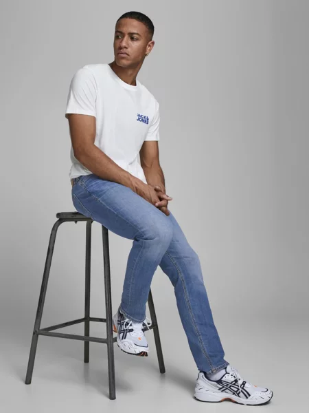 JACK & JONES Завужені джинси Без підкладки блакитний