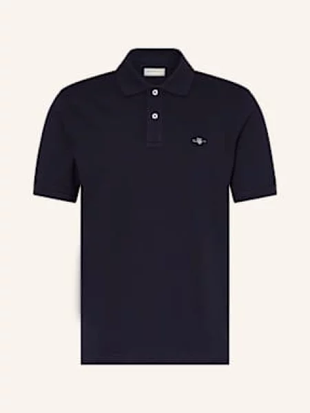 Gant Koszulka Polo Z Piki blau granatowe