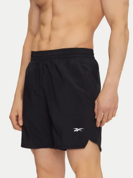 Reebok Спортни шорти черен