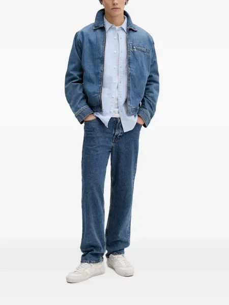Top Levi's® fără mâneci zdrențuiți skinny fit albastru