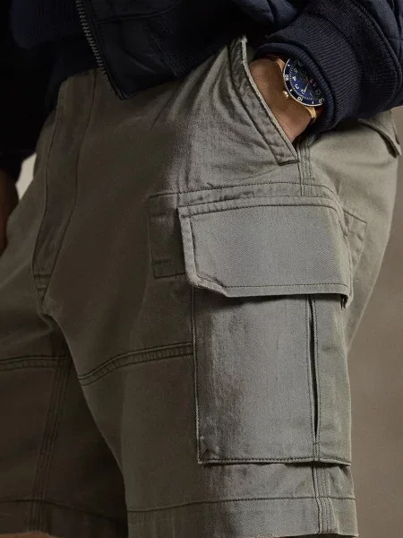 Polo Ralph Lauren къс панталон карго мъжки сиво