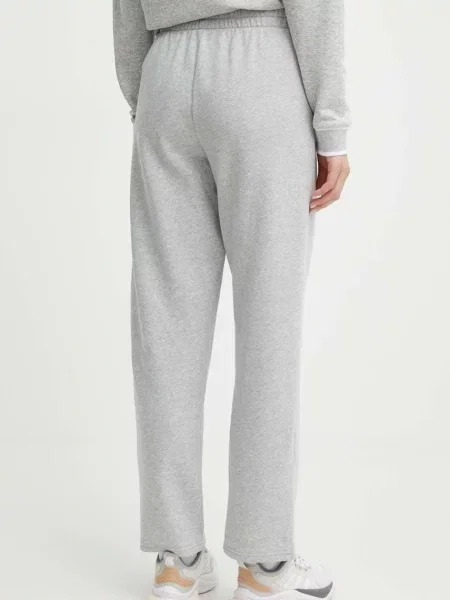 Spodnie męskie Under Armour Rival Fleece Straight Mod gray light heather/white szary