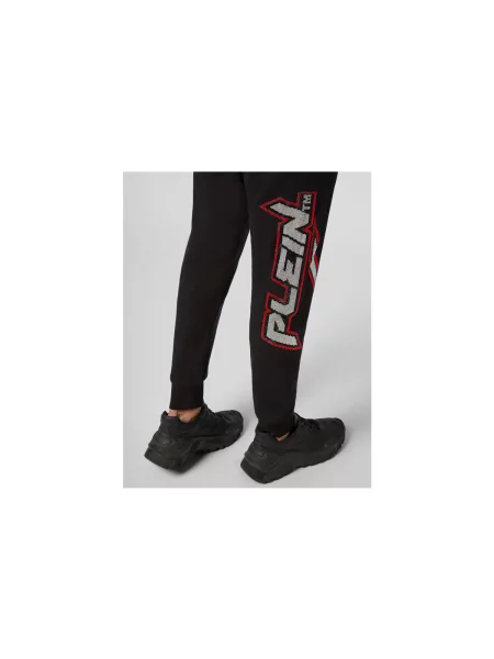 Pantaloni de jogging Philipp Plein Sport alergare negru