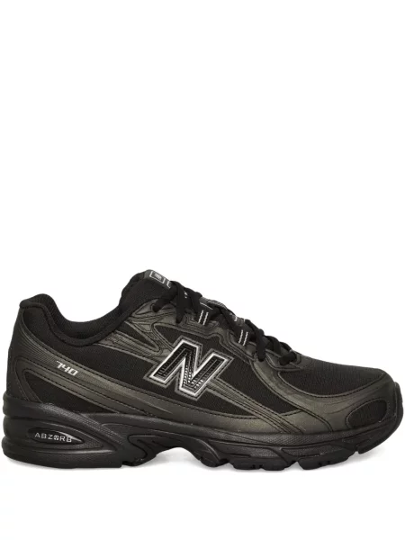 Sneakerși New Balance cu șireturi din dantelă negru