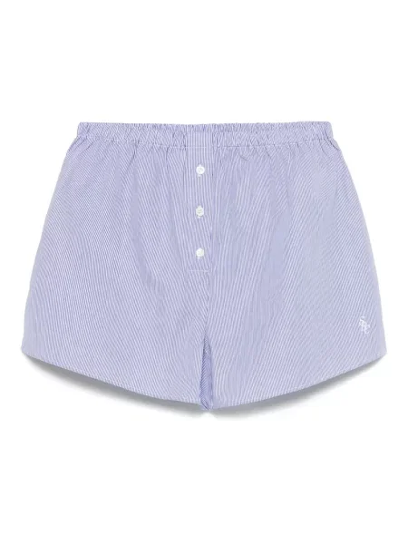 Pantaloni scurți Sporty & Rich cu dungi albastru