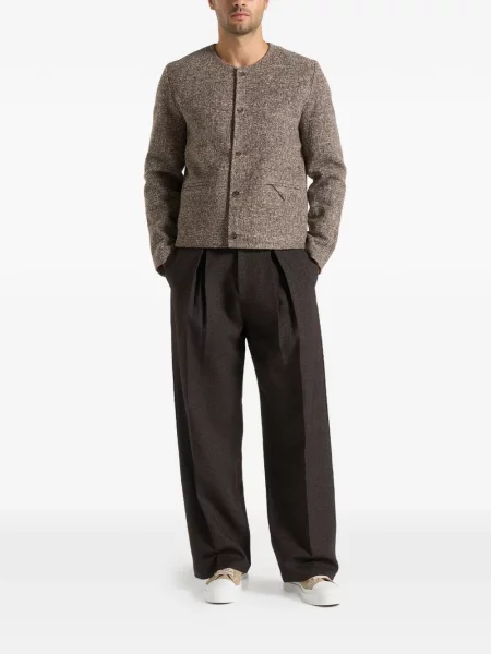 Bunda Manière De Voir s kulatým výstřihem hnědá