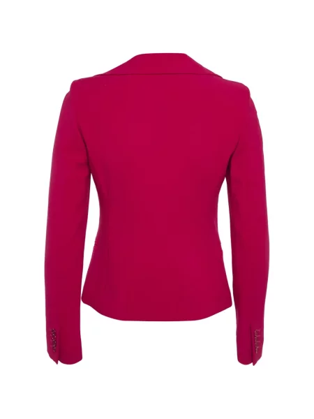 Gulerat sacou Max Mara cu volane roz