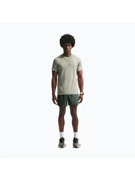 Мъжка тениска за бягане Nike Stride Dri-Fit ADV spruce fog/light army бежово