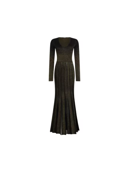 Długa sukienka maxi Roberto Cavalli czarna