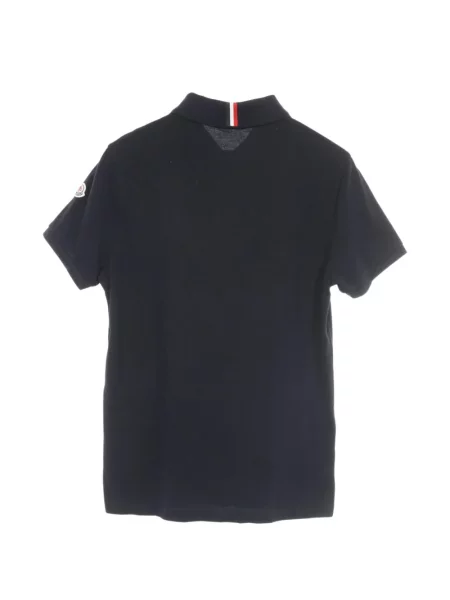 Tricou polo Moncler cu autograf albastru