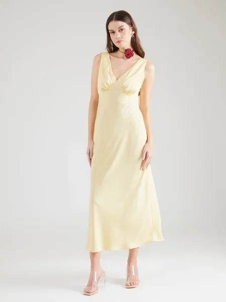 FRENCH CONNECTION Rochie de seară BERNICE deschis galben