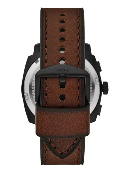 Годинник і браслет Fossil MACHINE коричневий