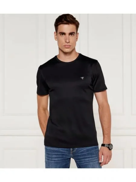 GUESS Tricou | stretch negru
