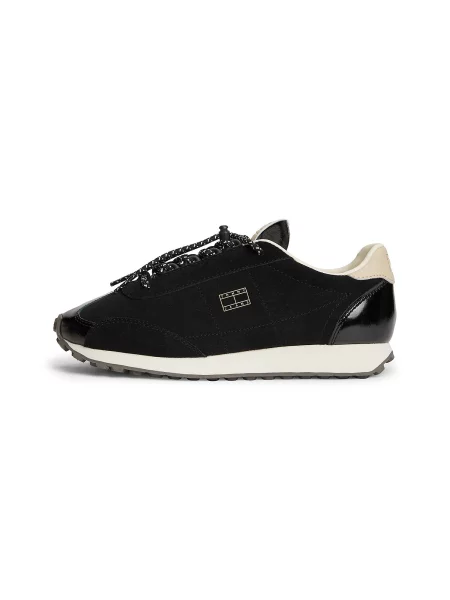 Dámske topánky Tommy Jeans Retro Archive Runner black čierna